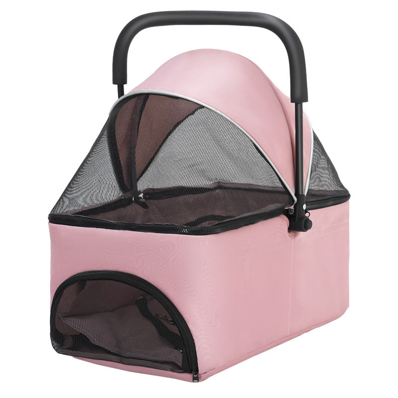 Wholesale Small Basket Pet Dog Dog Cat Teddy Going Out Light Basket Bag Car Foldable