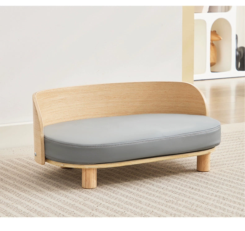 Solid wood pet nest pet sofa cat nest dog bed removable and washable summer four seasons universal medium and small