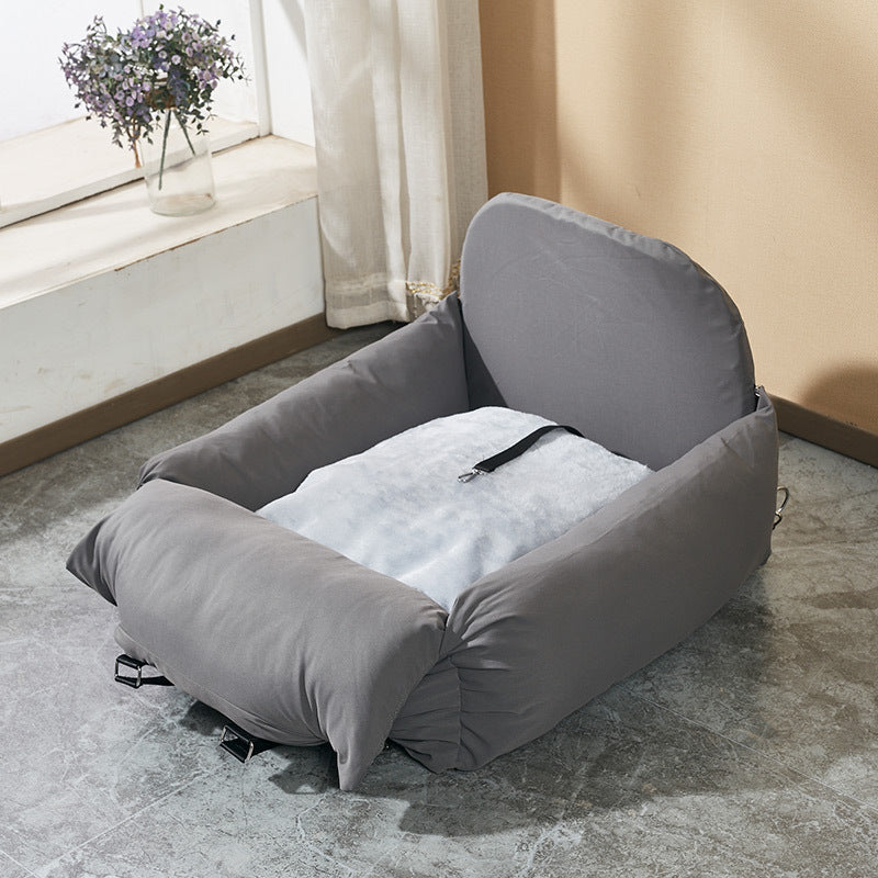 Wholesale Pet Car Holder Kennel Comfortable Warm Comfort Car with Travel Cat Dog Pet Car Seat