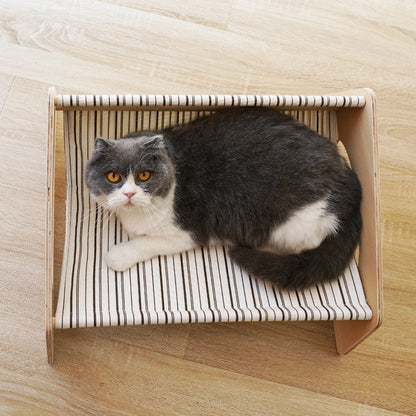 Wholesale nap new favorite solid wood cat hammock medium pet nest pet bed four seasons pet supplies