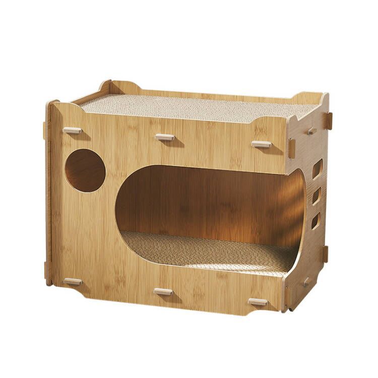 Wholesale large-capacity high-value cat scratching board cat toy cat scratching board nest cross-border corrugated paper