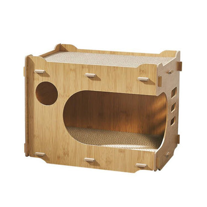 Wholesale large-capacity high-value cat scratching board cat toy cat scratching board nest cross-border corrugated paper