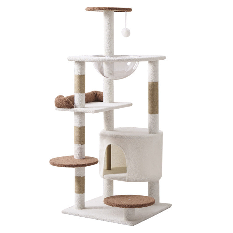 Wholesale cat climbing frame big cat special cat frame plush products pet supplies tease cat ball cat