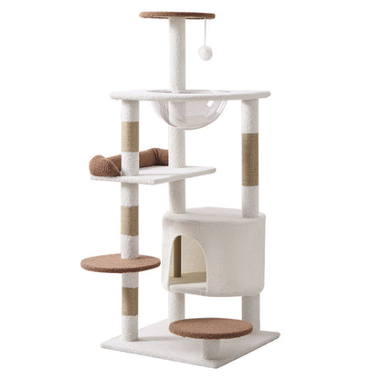 Wholesale cat climbing frame big cat special cat frame plush products pet supplies tease cat ball cat