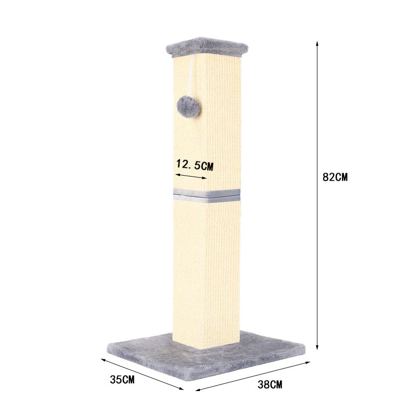 Wholesale Vertical Cat Scratch Post Sisal Grinding Claw Durable cat climbing frame Cat Scratch Board cat tree  Cat Toys
