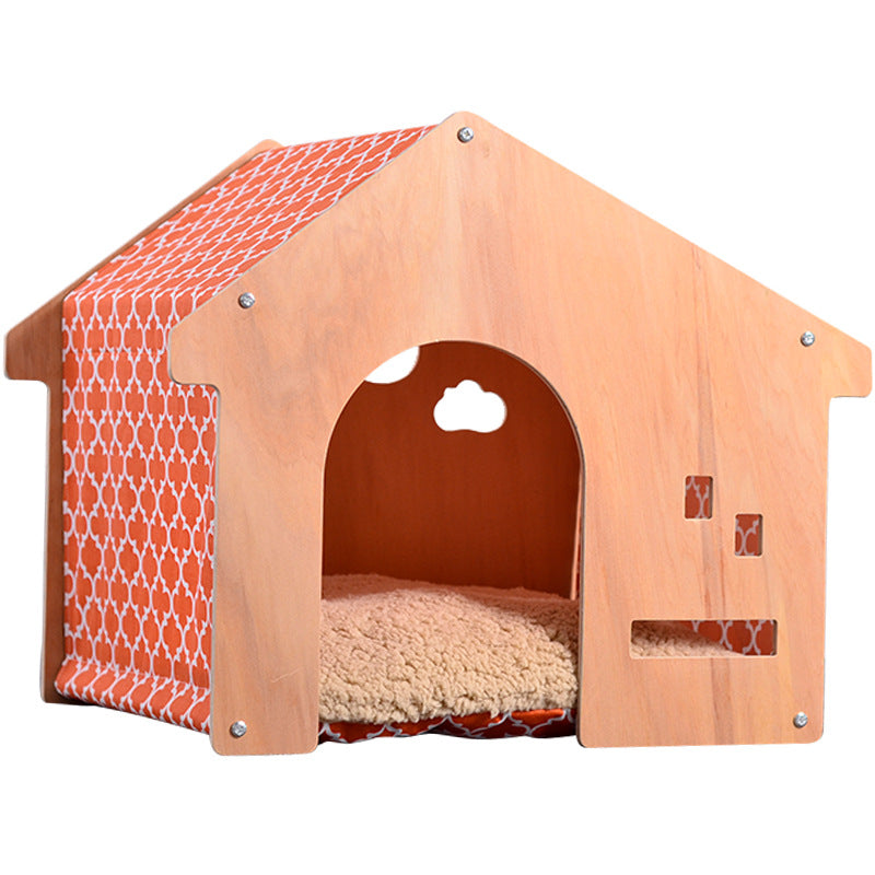 Wholesale Kennel Pets Small Dog Teddy Indoor Dog House All Seasons Winter Warm Dog House