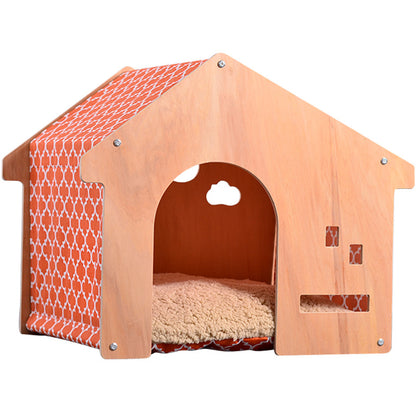 Wholesale Kennel Pets Small Dog Teddy Indoor Dog House All Seasons Winter Warm Dog House