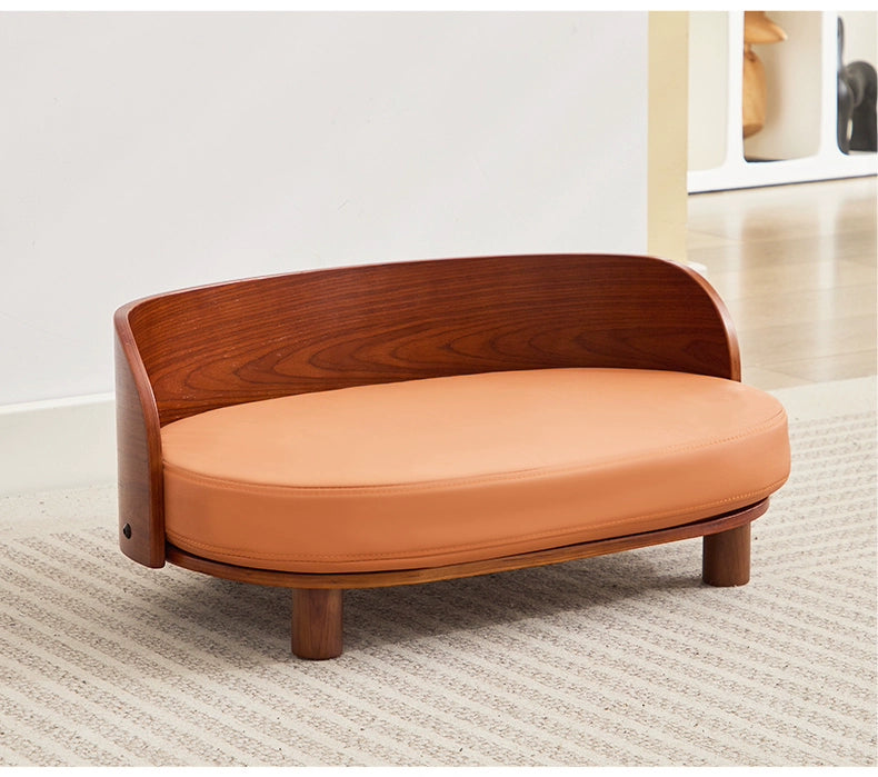 Solid wood pet nest pet sofa cat nest dog bed removable and washable summer four seasons universal medium and small