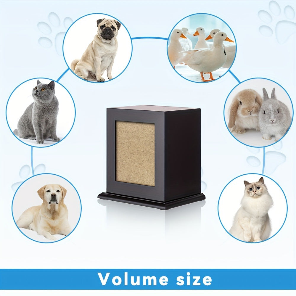 Wooden Pet Urn Wooden Cat Dog Pet Small Coffin Animal Funeral Supplies Memorial Box Wholesale