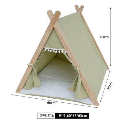 Wholesale Pet Tent Kennel Four Seasons Universal Cat Delivery Room Closed Pine Winter Warm Cat Tent Cat Nest