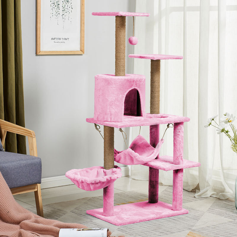 Wholesale Pet Toys Wooden Cat Nest Cat Tree Cat Scratch Post Cat Hammock Cat Climbing Lookout Cat Climbing Frame