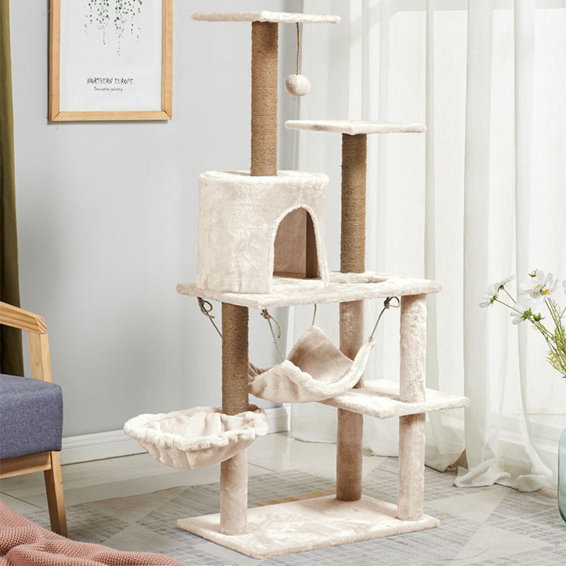 Wholesale Pet Toys Wooden Cat Nest Cat Tree Cat Scratch Post Cat Hammock Cat Climbing Lookout Cat Climbing Frame