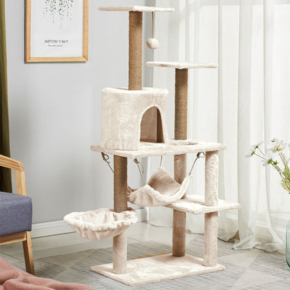 Wholesale Pet Toys Wooden Cat Nest Cat Tree Cat Scratch Post Cat Hammock Cat Climbing Lookout Cat Climbing Frame