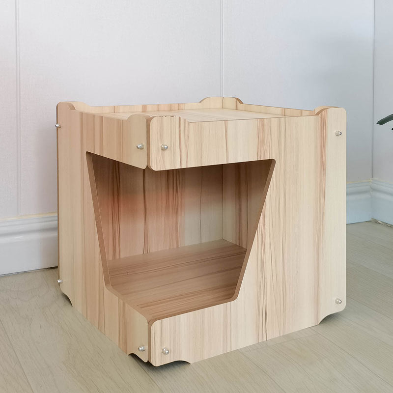 Wholesale Wooden Cat Nest Factory Direct Sales Creative Building Wooden Cat Cage You can build fun cat house pet nest at will