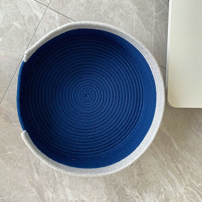 Cotton Thread Rattan Cat Nest Universal All Seasons Hand-woven Pet Nest Mat Summer Cat Mat Pet Home Storage Basket