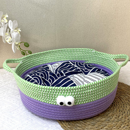 Cat litter universal all seasons dopamine rattan basket cat litter summer cat bed kitten kitten sleeping pet litter spot