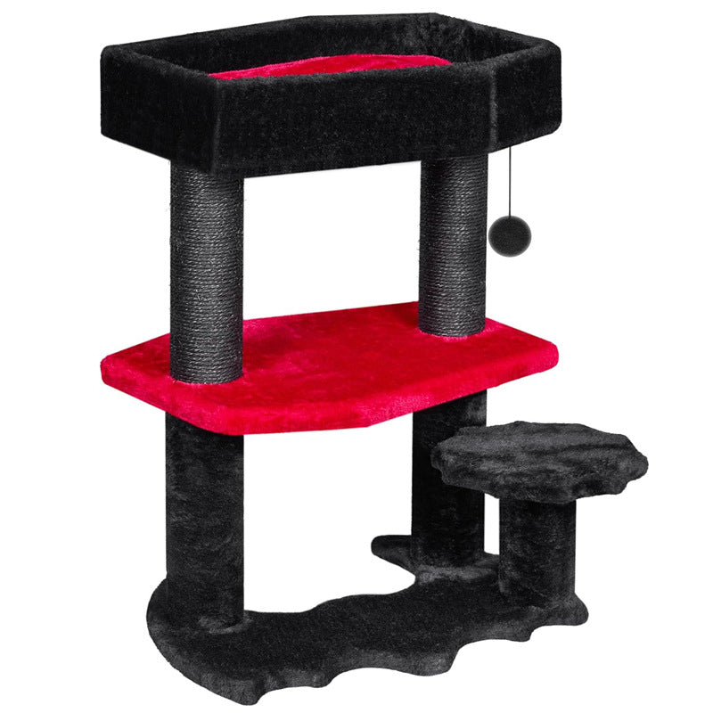 Wholesale cat tree spacious cat apartment bat shape durable sisal scratch column amazon explosion cat climbing frame cat nest