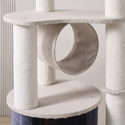 Wholesale cat climbing frame for big cats, cat climbing toys for multiple cats, suitable for bold sisal wear-resistant scratching column cat frame cattery