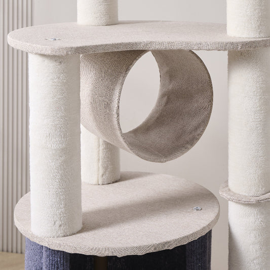 Wholesale cat climbing frame for big cats, cat climbing toys for multiple cats, suitable for bold sisal wear-resistant scratching column cat frame cattery