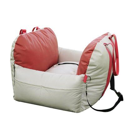 Wholesale foreign trade car out pet pad car dog kennel pet car safety seat dual-purpose pet nest pet