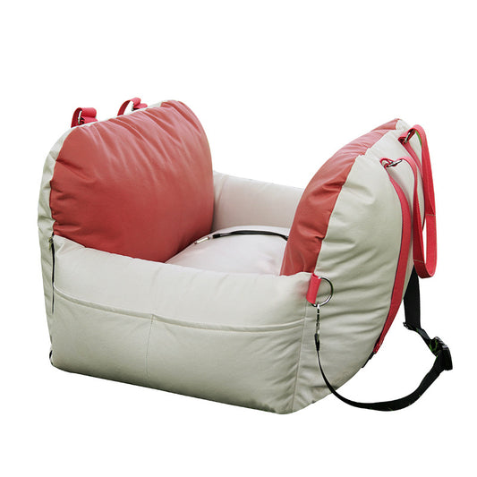 Wholesale foreign trade car out pet pad car dog kennel pet car safety seat dual-purpose pet nest pet