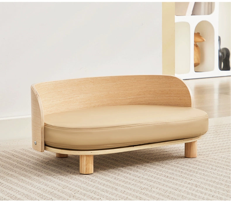 Solid wood pet nest pet sofa cat nest dog bed removable and washable summer four seasons universal medium and small