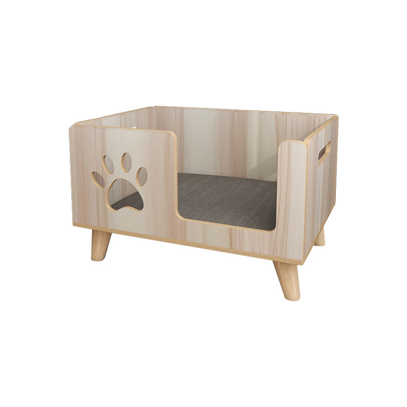 cattery Cat litter Pet bed Off the ground Solid wood cat litter Cat bed Universal in all seasons Small and medium sized dog bed Dog litter