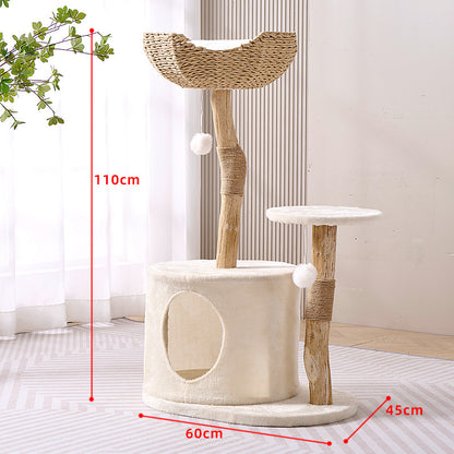 Wholesale Fruit Wood Branches Cat Climbing Frame Big Cat Special Cat Scratch Post Toys Pet Supplies Cat Nest Cat House