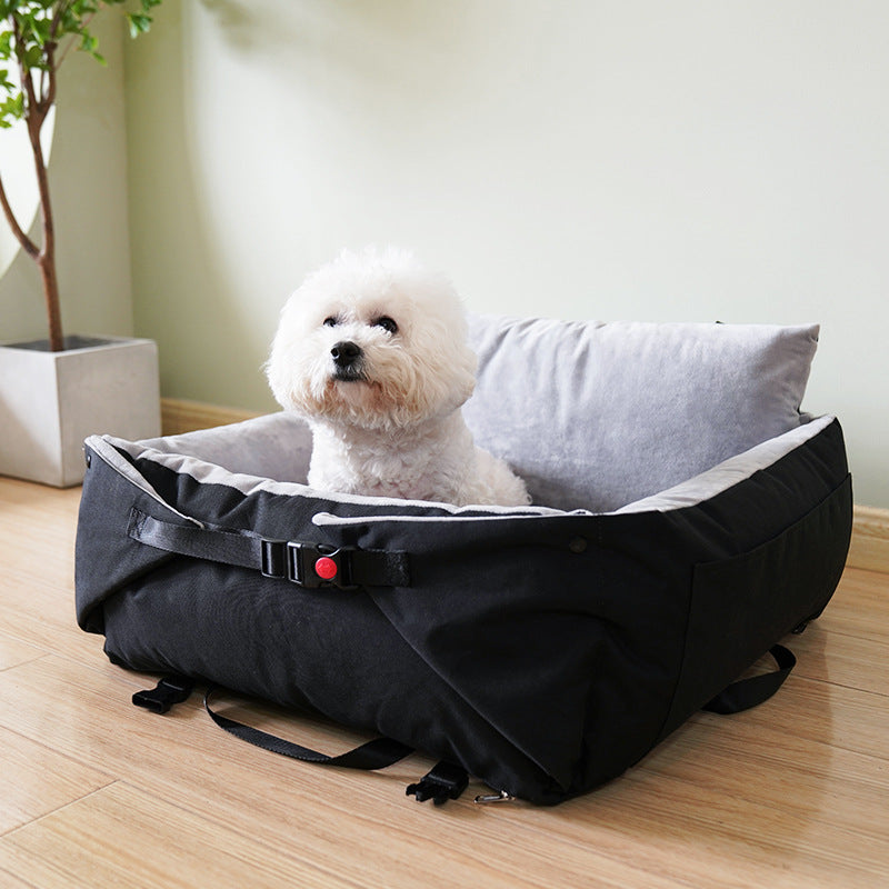 Wholesale new pet car safety seat kennel pad home travel car front and rear portable