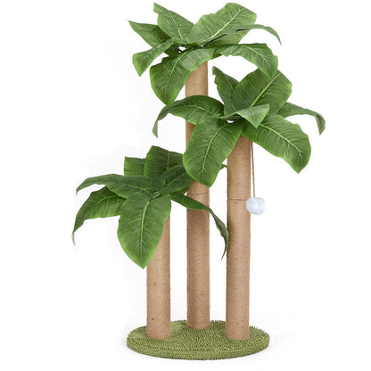 Wholesale sisal cat scratching column cat climbing frame claw grinder cat scratching board scratching hair scratching itching coconut tree cat toy wear-resistant