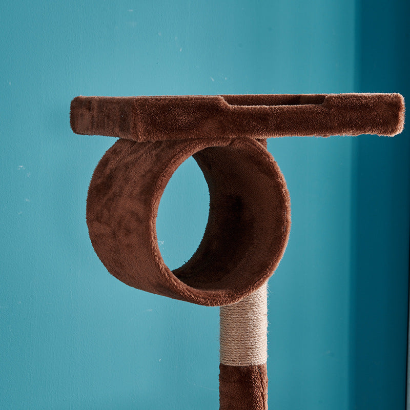 Wholesale Foreign Trade Export Cat Climbing Frame Cat Nest Cat Tree Integrated Cat Nest Cat Scratching Post Cat Jumping Platform Cat Climbing Toys