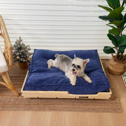 Pet tatami bed, pet dog cat Neil removable nest pad cloud velvet cotton large, medium and small dog tatami