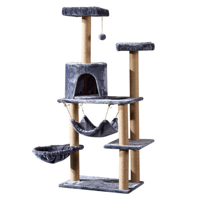 Wholesale Pet Toys Wooden Cat Nest Cat Tree Cat Scratch Post Cat Hammock Cat Climbing Lookout Cat Climbing Frame