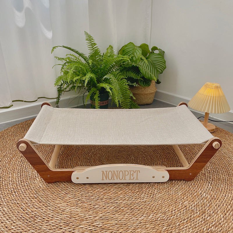 Pet hammock cat litter cat bed four seasons universal pet dog bed cat hammock fully removable and washable kennel