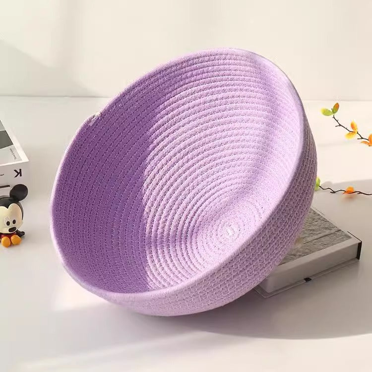 Space capsule cat nest cushion cotton rope woven, cool and breathable, universal in all seasons