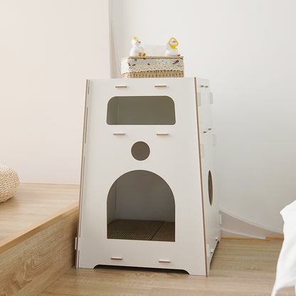 Wholesale Bedside Table Cat Nest Bedroom Home Wooden Splicing Assembly Cat Small Dog Universal House Cattery