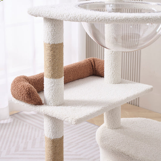 Wholesale vertical cat climbing frame big cat special DIY cat claw frame space capsule cat nest cat climbing frame cat ladder cat jumping platform