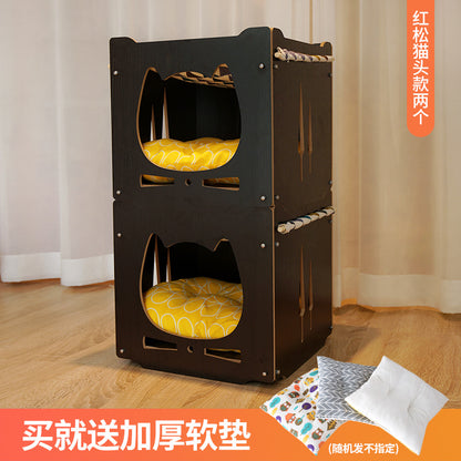 Wholesale Cat Nest Four Seasons Stackable Cat Bed House Furniture House Pet Supplies Cat Hammock