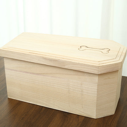 Dog coffin paulownia pet coffin mini wooden handmade coffin cat dog urn cat dog burial supplies