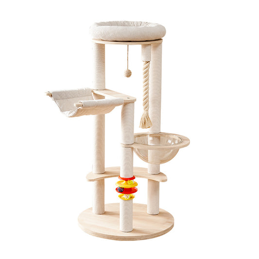 Cat climbing frame, cat nest, cat tree integrated pet products, cat climbing column for household big cat, cat jumping platform, cat space capsule