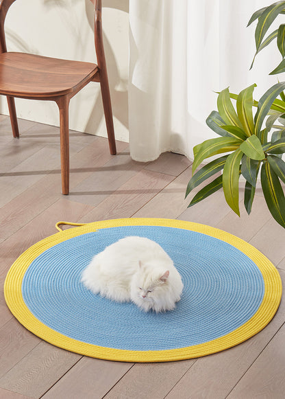 Cat cushions for sleeping in summer are wear-resistant and cannot drop chips. Pet supplies. Rattan mat, cat ice mat, floor mat, cat scratching board.