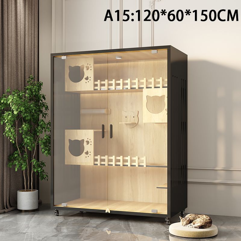 Cat villa cat cage cat cabinet wooden cat villa cat nest cat house cat big house second and third floor cat castle pet cabinet