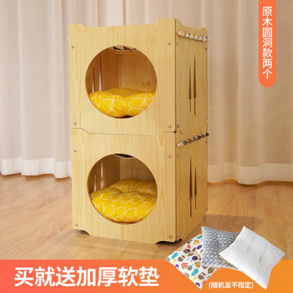 Wholesale Cat Nest Four Seasons Stackable Cat Bed House Furniture House Pet Supplies Cat Hammock