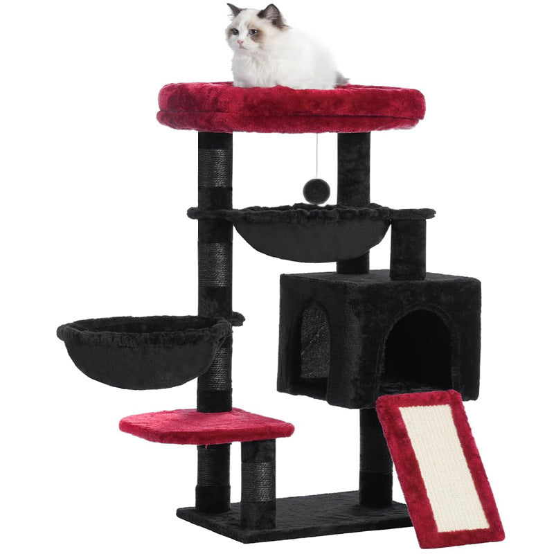 Wholesale cat tree spacious cat apartment bat shape durable sisal scratch column amazon explosion cat climbing frame cat nest