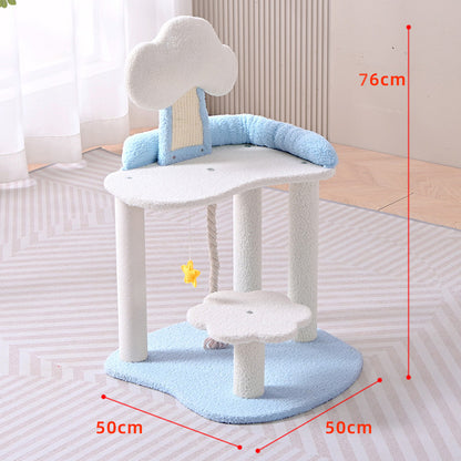 Wholesale cat climbing frame cat home toys multi-layer cat jumping platform cloud scratching board cat rest table