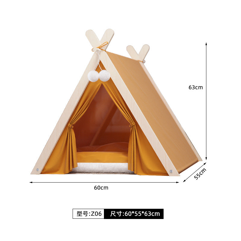 Wholesale Pet Tent Kennel Four Seasons Universal Cat Delivery Room Closed Pine Winter Warm Cat Tent Cat Nest