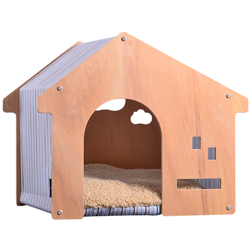 Wholesale Kennel Pets Small Dog Teddy Indoor Dog House All Seasons Winter Warm Dog House