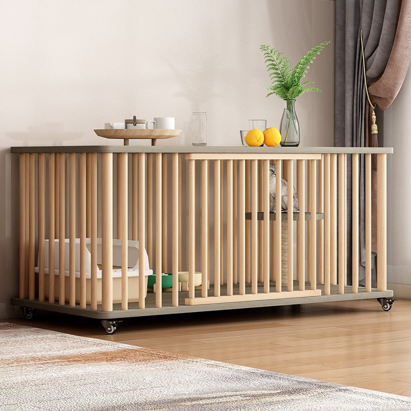 Cat villa,Double-layer solid wood cat cage oversized space indoor cat villa removable cat cabinet cat cage cat house cat room breeding cat nest