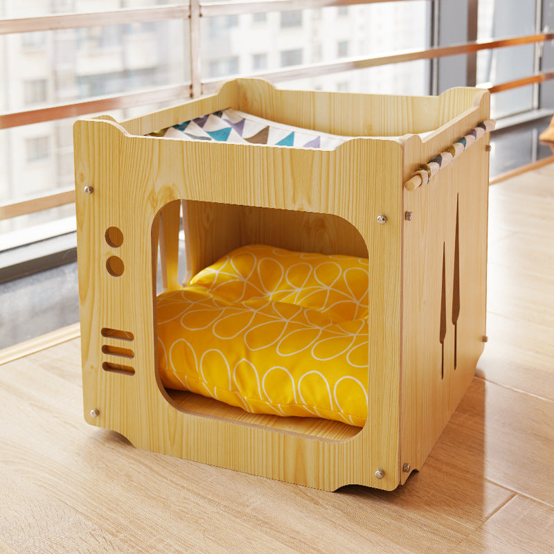 Wholesale cat litter, cat hammock cat tree cat box closed Yueshang cat litter cat pad