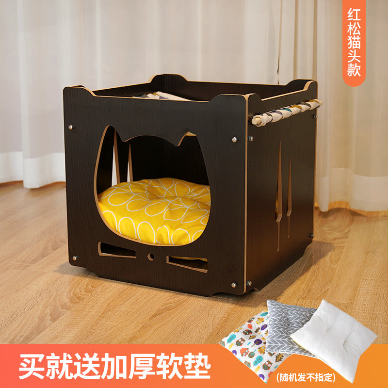 Wholesale Cat Nest Four Seasons Stackable Cat Bed House Furniture House Pet Supplies Cat Hammock